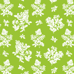 Blossom Silhouette - Green